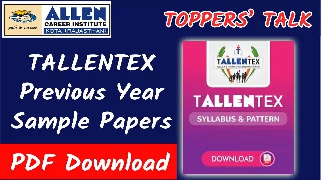 TALLENTEX previous year papers