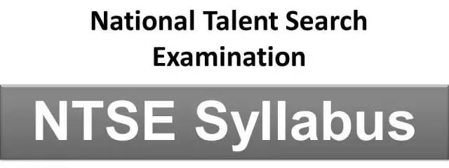 NTSE 2021 Syllabus